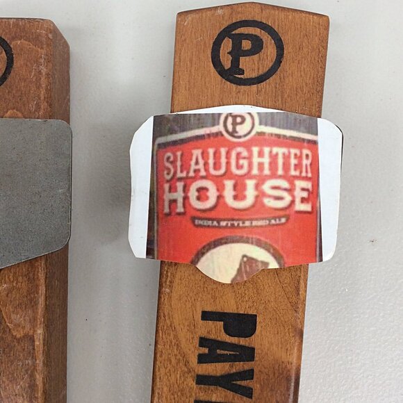Lot of 2 Payette Brewing Co. Beer Tap Handle Pull Boise Idaho Slaughter House - Picture 3 of 5
